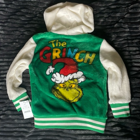 The Grinch Christmas Holiday Sweater Jacket 3T toddler boy/girl NWT - Picture 4 of 4